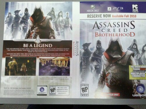 Assassin's Creed Brotherhood pour cet Automne !